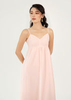 Oath Of Love Corset Midi Dress In Soft Pink #6stylexclusive
