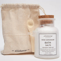 Bath Salts Rose Geranium (150g)