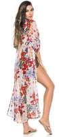 Blooming Garden Midi Shirt Dress
