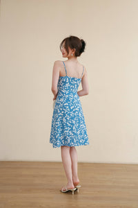 Camellia Midi Dress (Blue)