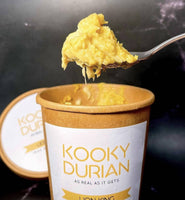 [Kooky Foods] OVER 3000+ SOLD! ALL FLESH Original Lion King 100% Pure Mao Shan Wang Durian Flesh In A Pint 300gm
