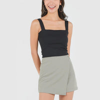Roxy Square Padded Top In Black #6stylexclusive