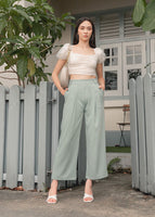 Rush Hour Straight Leg Pants In Sage #6stylexclusive
