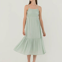 Spellbound Dropwaist Midi Dress In Mint Green #6stylexclusive