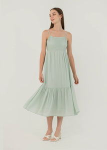 Spellbound Dropwaist Midi Dress In Mint Green #6stylexclusive