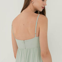 Spellbound Dropwaist Midi Dress In Mint Green #6stylexclusive