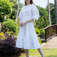 NONA Marrion Midi Dress White