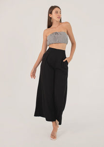 Up Your Standard Flare Palazzo Pants In Black #6stylexclusive