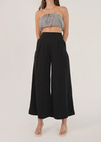 Up Your Standard Flare Palazzo Pants In Black #6stylexclusive
