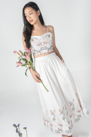 YOMI EMBROIDERED CAMISOLE TOP (WHITE)